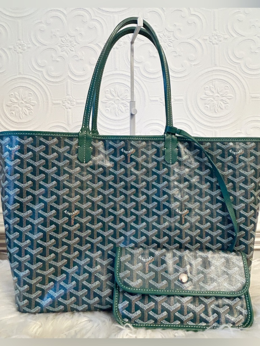 Goyard Saint Louis Pm with Pouch Tote Goyardine